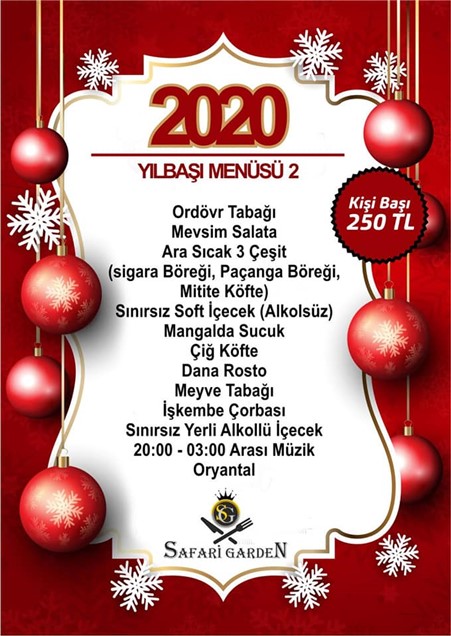 Safari Garden 2020 Yılbaşı