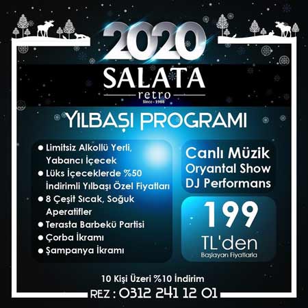 Salata Retro Yılbaşı Programı 2020