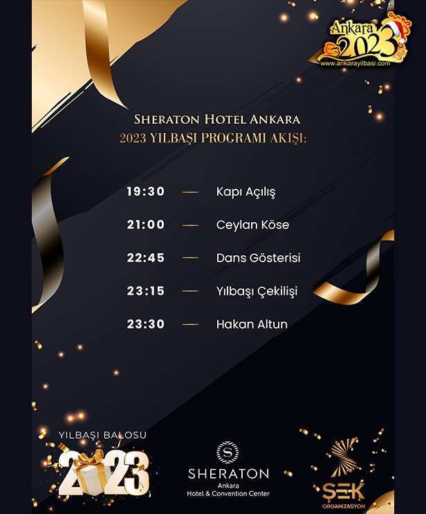 Sheraton Ankara Program Akışı