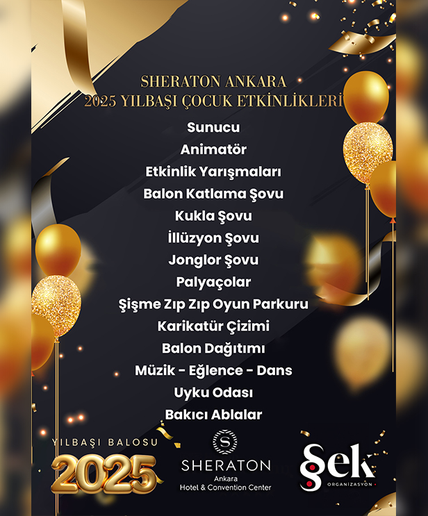 Sheraton Hotel Ankara Yılbaşı Programları 2025