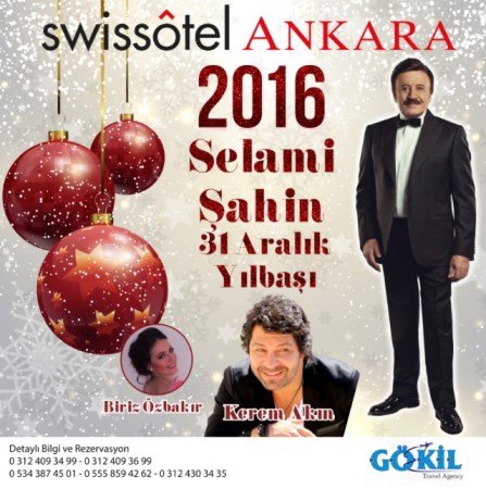 Swissotel Ankara Yılbaşı Programı 2016
