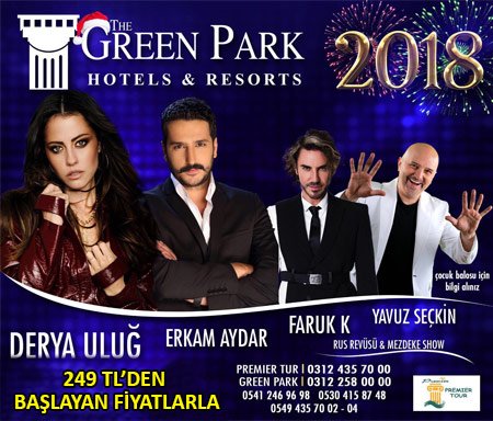 Green Park Hotel Ankara Yılbaşı 2018