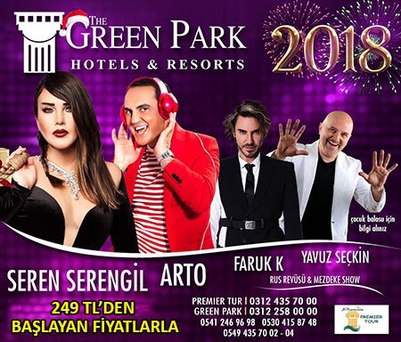 Green Park Ankara Yılbaşı Programı 2018