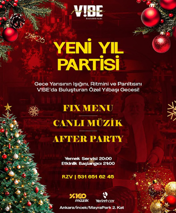 Vibe İncek Ankara Yılbaşı 2026