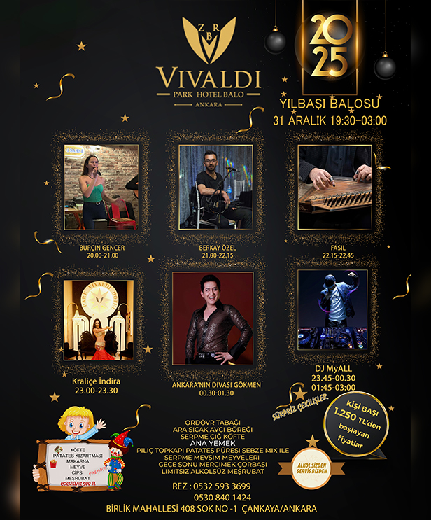 Vivaldi Ankara Yılbaşı Programı 2025