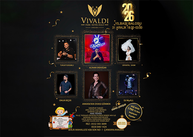 Vivaldi Park Hotel Ankara Yılbaşı 2026