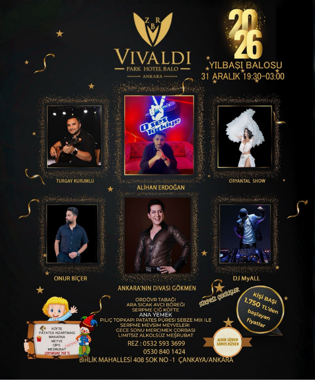 Vivaldi Park Hotel & Balo 2026 Yılbaşı